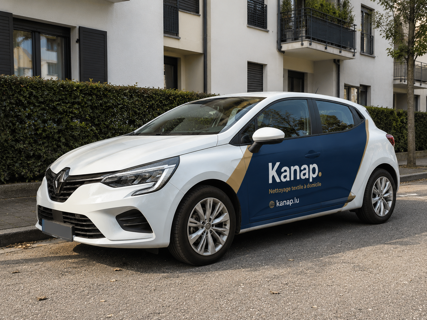 Véhicule Kanap nettoyage textile à domicile Moselle Luxembourg Metz Thionville